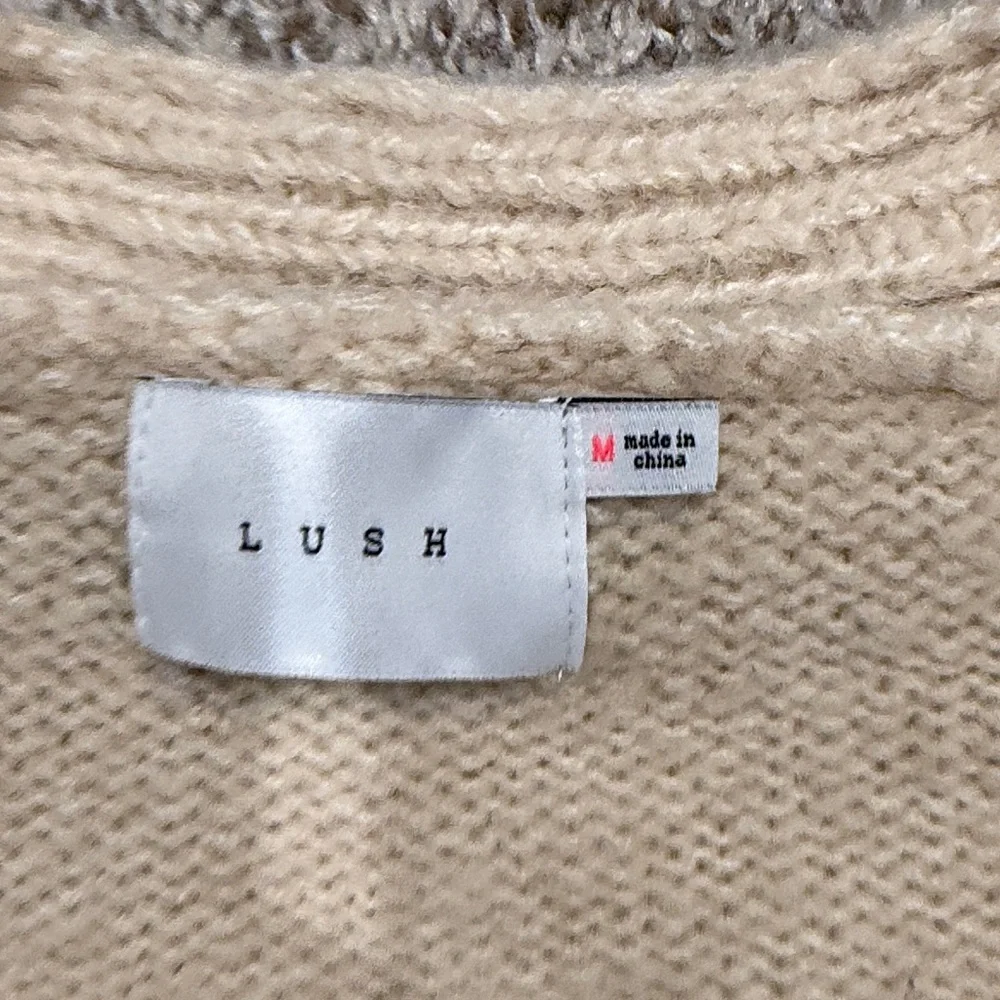 Lush Cream Cardigan with Colorful Floral Embroidery - Picture 2 of 2